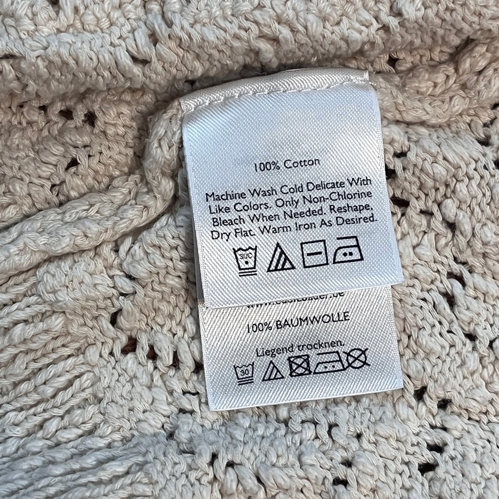 Women's Eddie Bauer Cream Cardigan Sweater - Picture 5 of 11